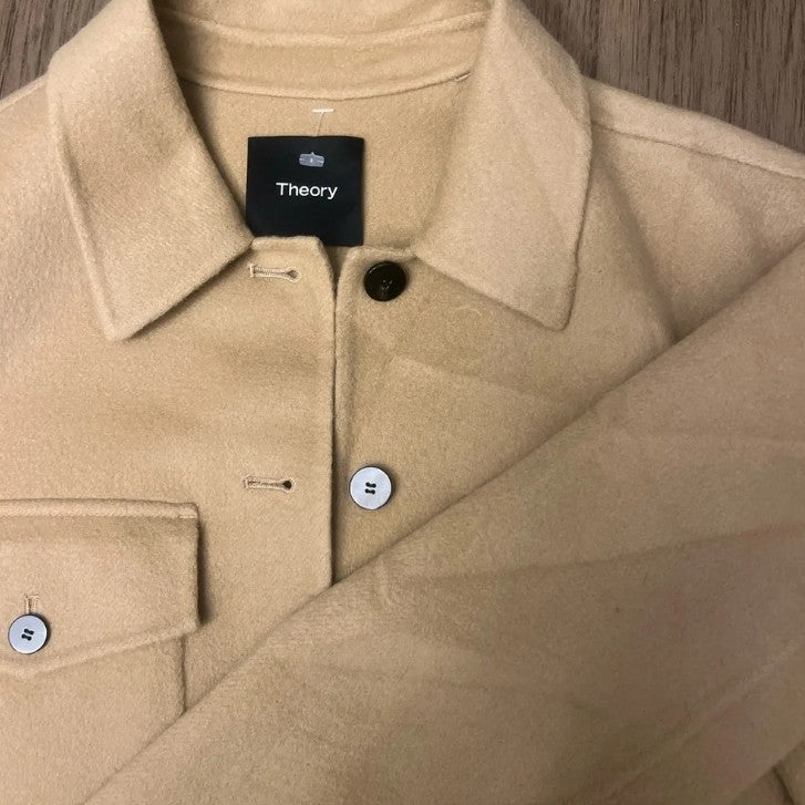 Theory Cashmere Button Up Shirt
