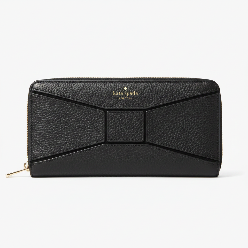 Kate Spade New York Bow Zip-Around Continental Wallet
