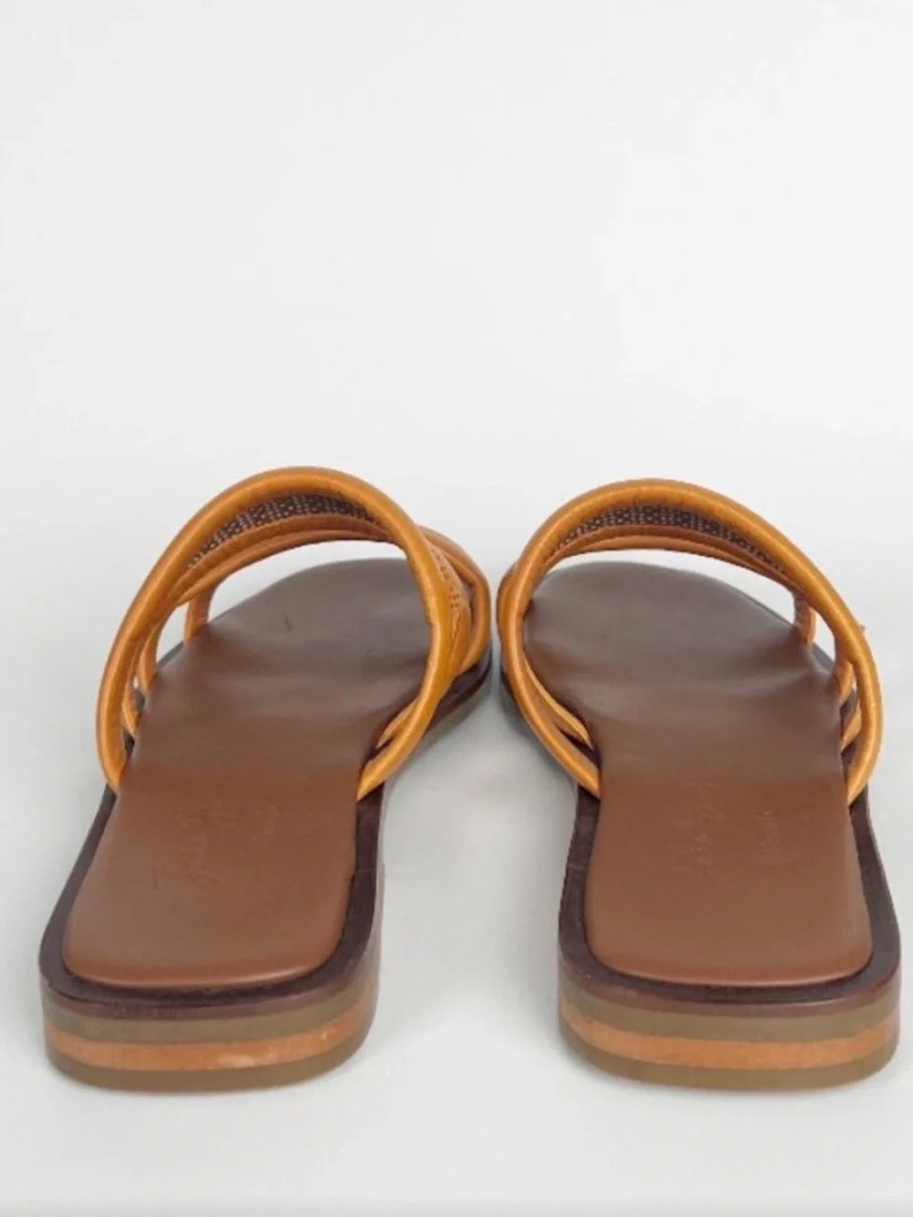 John Rmor sandals, sole view showing size 37 and Made in Portugal