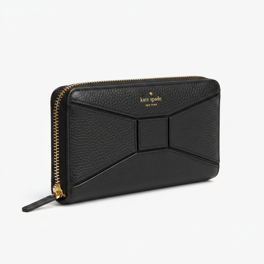 Kate Spade New York Bow Zip-Around Continental Wallet