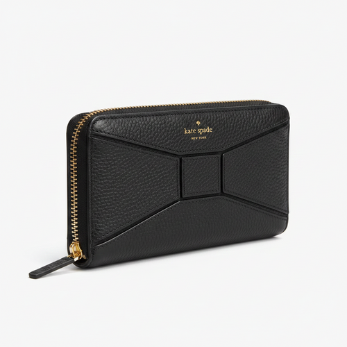 Kate Spade New York Bow Zip-Around Continental Wallet